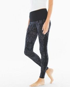 NWT Soma Intimates. XL super soft slimming knit legging - "Blossom Excalibur"